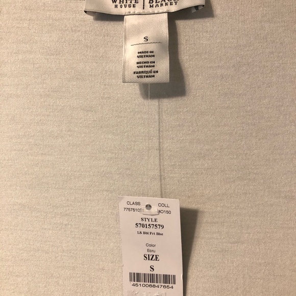 White House Black Market Blouse . Sm - Picture 3 of 5